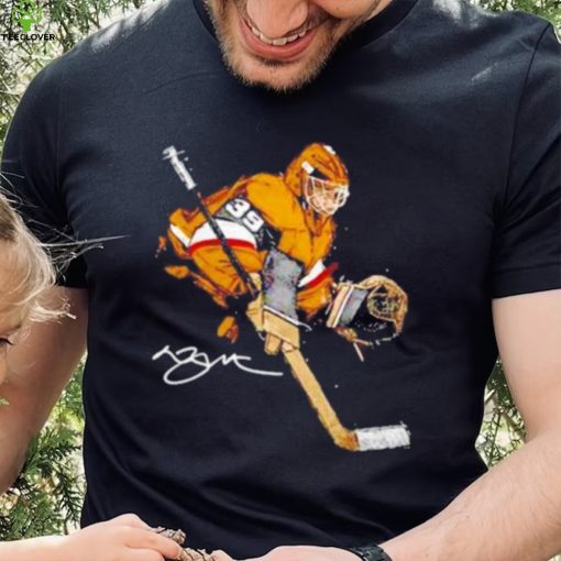 Laurent Brossoit Vegas Hockey Signature Illustration Shirt