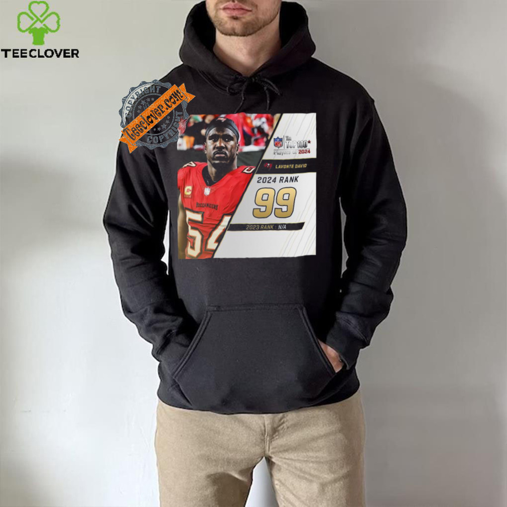Lavonte David Rank 99 The NFL Top 100 Players Of 2024 T Shirt Lavonte David Rank 99 The NFL Top 100 Players Of 2024 T Shirt