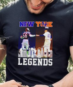 Lawrence Taylor and Tom Seaver New York Legends signatures shirt