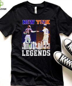 Lawrence Taylor and Tom Seaver New York Legends signatures shirt