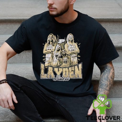 Layden Sister Purdue cartoon shirt