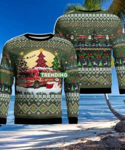 Laytonsville District Volunteer Fire Department Christmas Ugly Sweater For Men Women