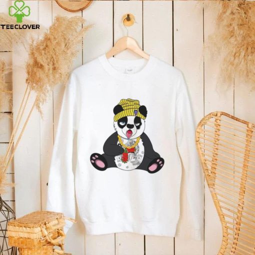 Lazy Spirit Panda Gangsta style shirt