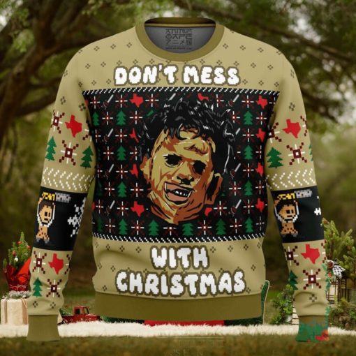 Christmas In Texas Leatherface Casual Ugly Sweater