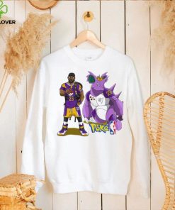 LeBron James Los Angeles Lakers Nidoking PokexBasketball hoodie, sweater, longsleeve, shirt v-neck, t-shirt