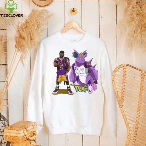 LeBron James Los Angeles Lakers Nidoking PokexBasketball hoodie, sweater, longsleeve, shirt v-neck, t-shirt