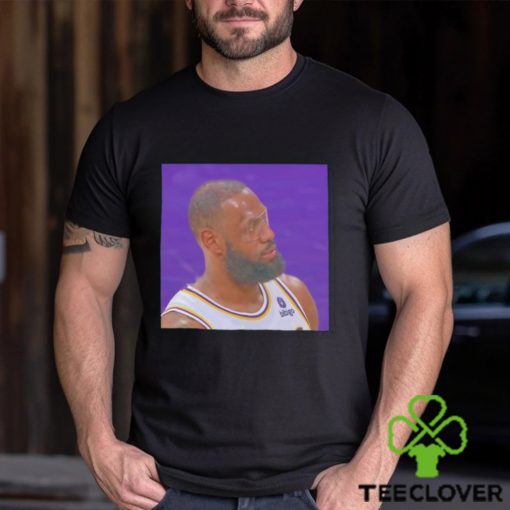 LeBron James wearing Wendell Carter Jr. glasses funny shirt
