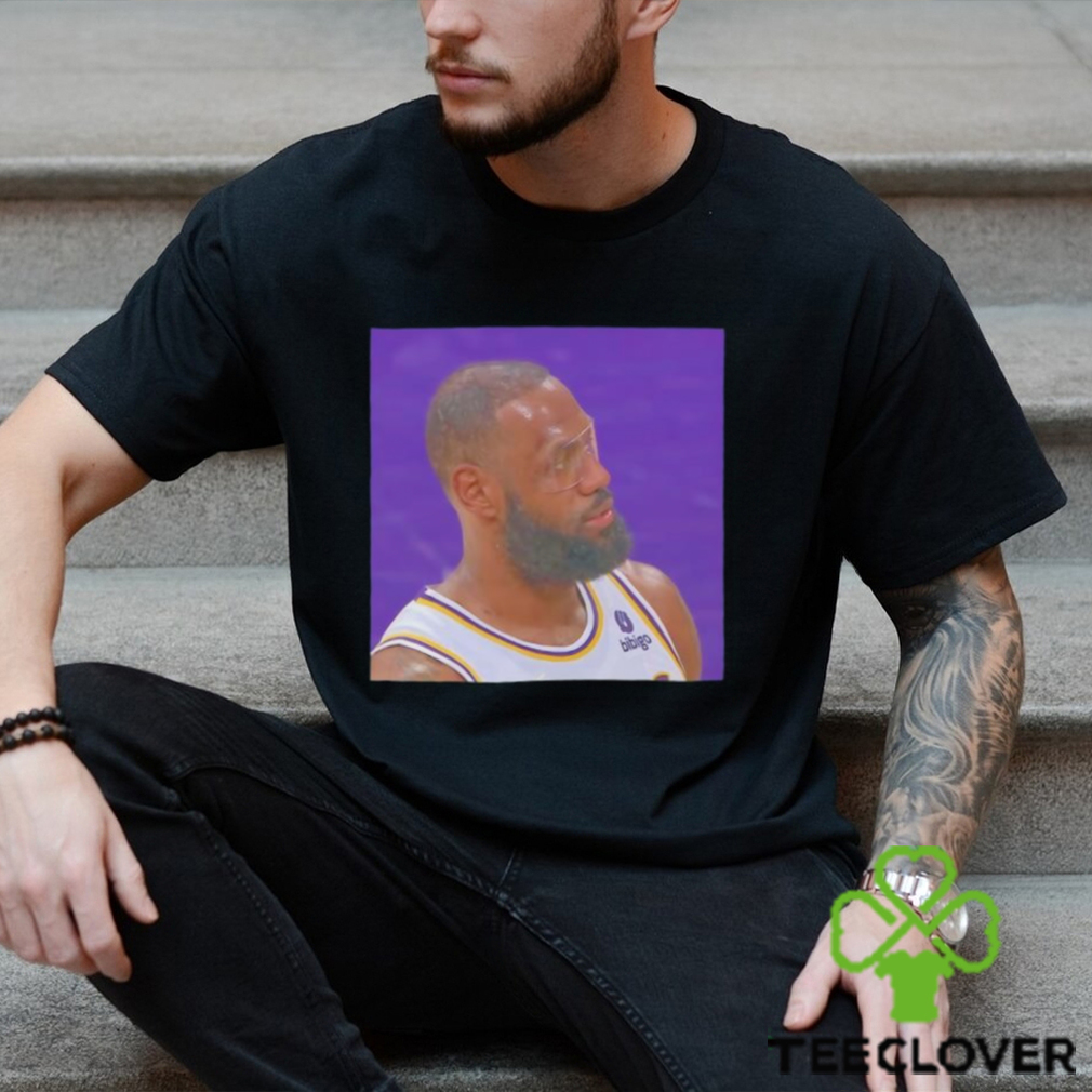 LeBron James wearing Wendell Carter Jr. glasses funny shirt LeBron James wearing Wendell Carter Jr. glasses funny shirt
