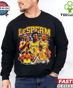 LeSperm Bronny James LA Lakers shirt