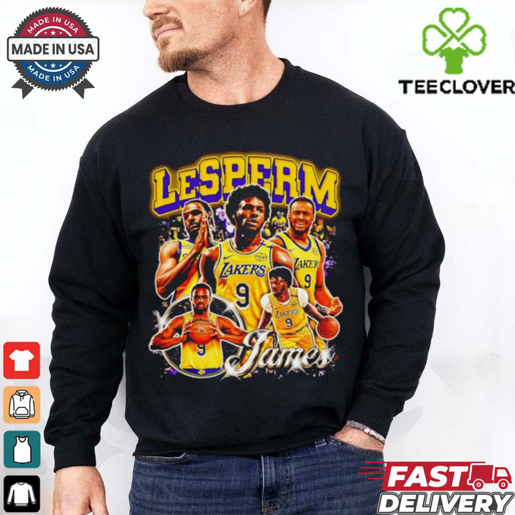 LeSperm Bronny James LA Lakers shirt LeSperm Bronny James LA Lakers shirt