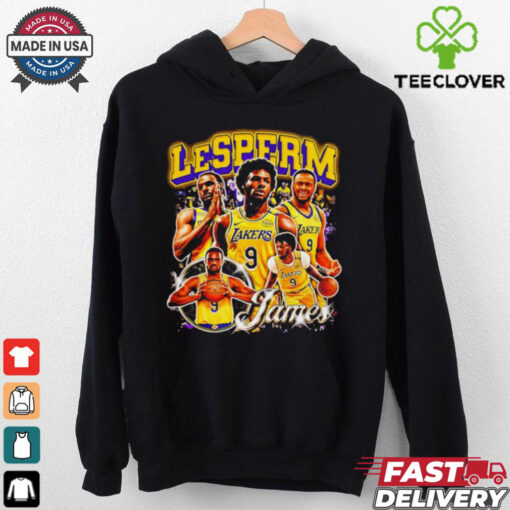 LeSperm Bronny James LA Lakers shirt