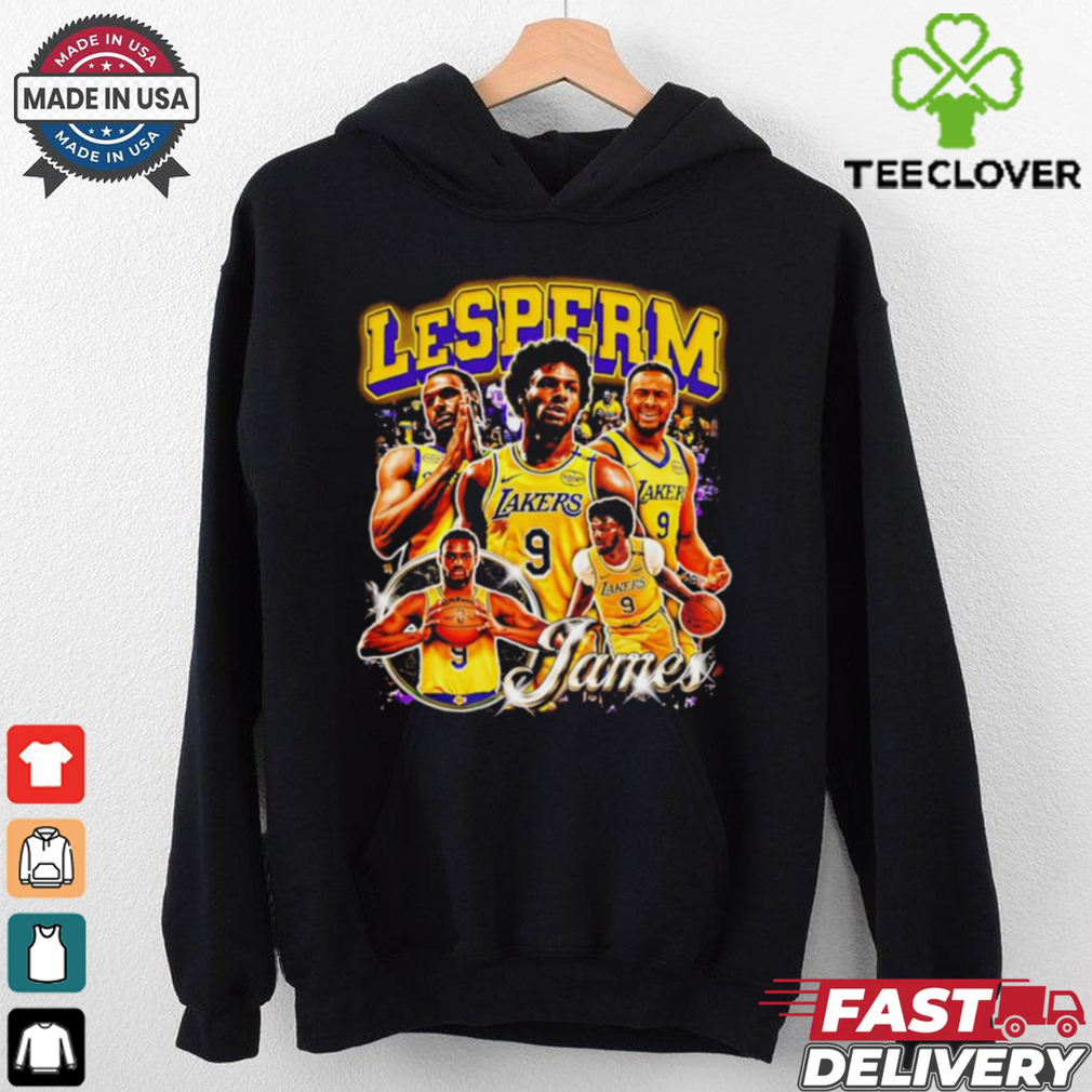 LeSperm Bronny James LA Lakers shirt LeSperm Bronny James LA Lakers shirt