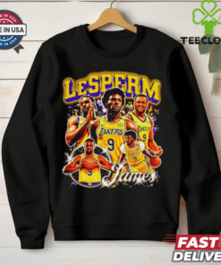 LeSperm Bronny James LA Lakers shirt