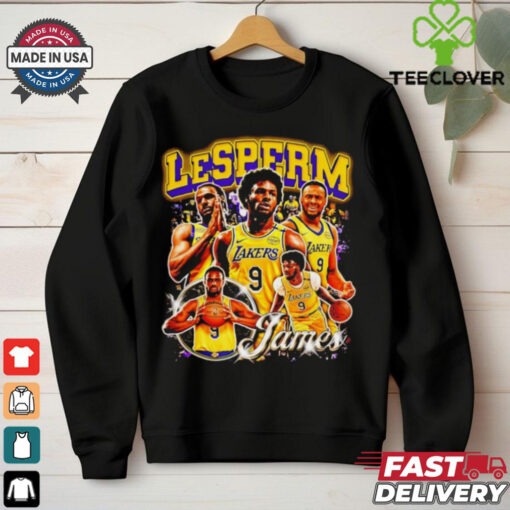LeSperm Bronny James LA Lakers shirt