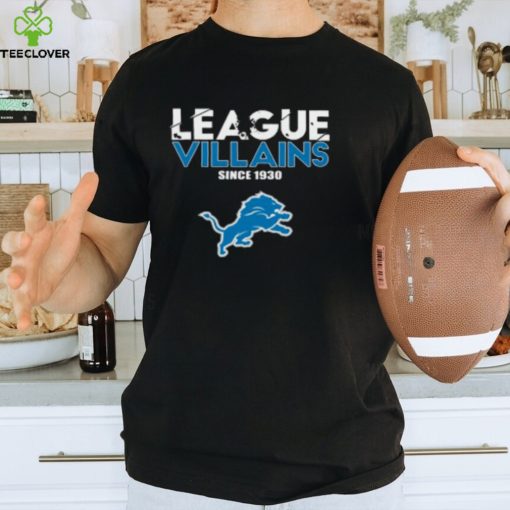 League Villains Since 1930 Detroit Lions Long Sleeve T Shirt