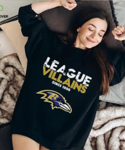 League Villains Since 1996 Baltimore Ravens NFL Long Sleeve T Shirt