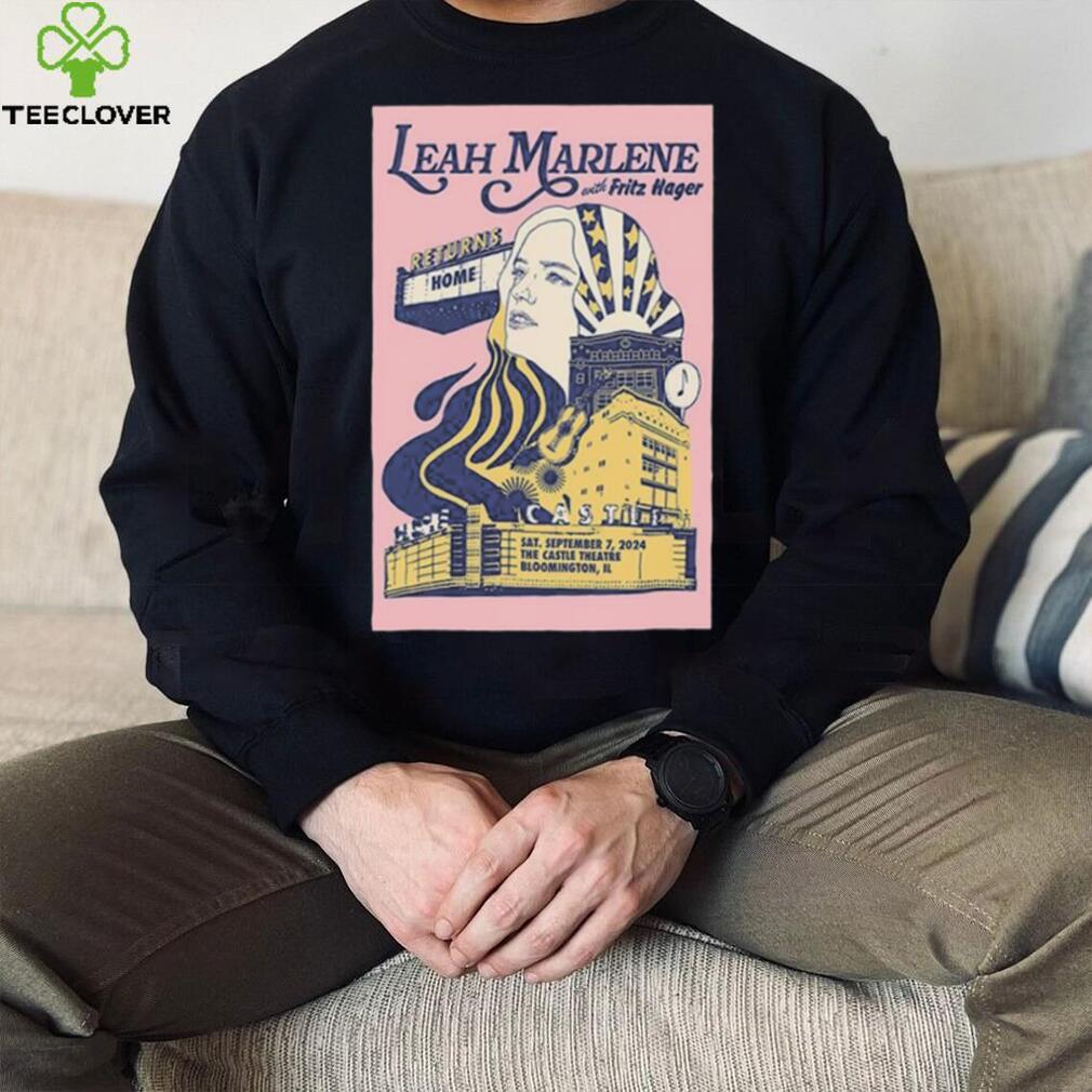 Leah Marlene Sept 7 2024 Castle Theatre Bloomington IL Poster shirt Leah Marlene Sept 7 2024 Castle Theatre Bloomington IL Poster shirt