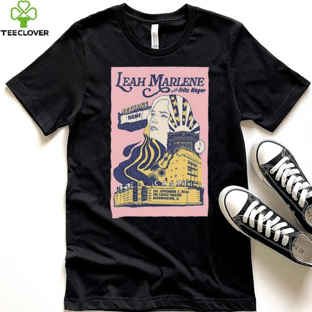 Leah Marlene Sept 7 2024 Castle Theatre Bloomington IL Poster shirt Leah Marlene Sept 7 2024 Castle Theatre Bloomington IL Poster shirt