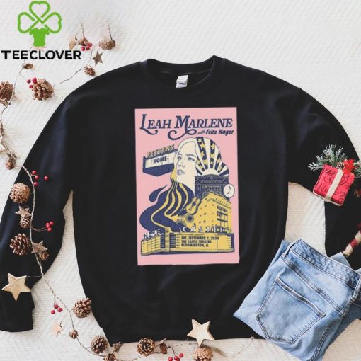 Leah Marlene Sept 7 2024 Castle Theatre Bloomington IL Poster shirt