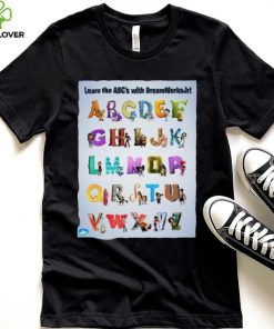 Learn the abc’s with characters of dream works jr hoodie, sweater, longsleeve, shirt v-neck, t-shirt