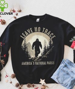 Leave No Trace America National Parks Sasquatch T Shirt