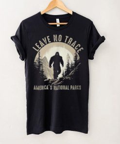 Leave No Trace America National Parks Sasquatch T Shirt