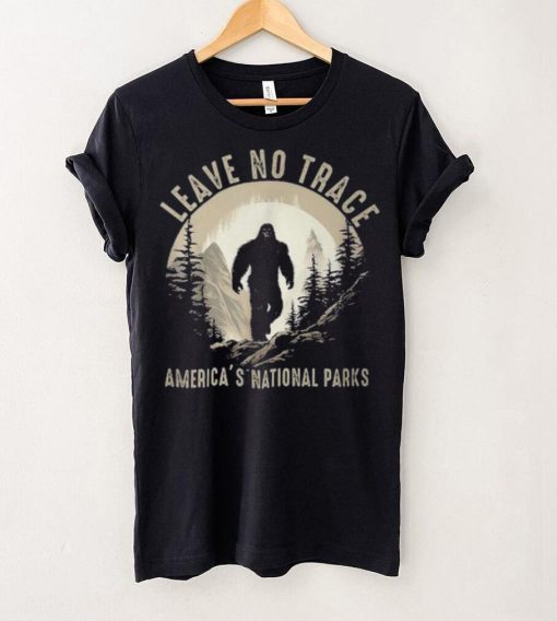 Leave No Trace America National Parks Sasquatch T Shirt