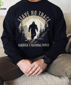 Leave No Trace America National Parks Sasquatch T Shirt