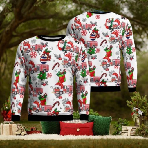 Lebanon, Pennsylvania, Ebenezer Fire Company Christmas Ugly Sweater 3D Gift For Men And Women