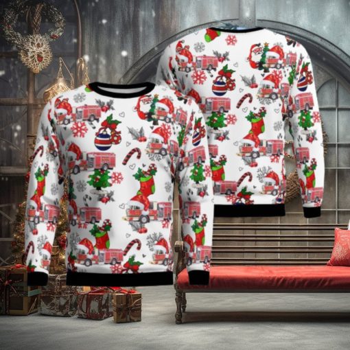 Lebanon, Pennsylvania, Ebenezer Fire Company Christmas Ugly Sweater 3D Gift For Men And Women