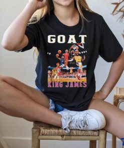 Lebron James Goat King James all season history shirt