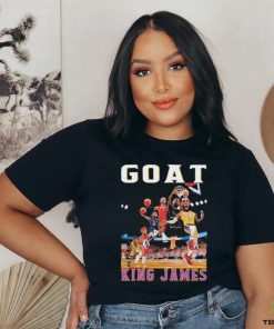Lebron James Goat King James all season history shirt