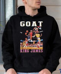 Lebron James Goat King James all season history shirt