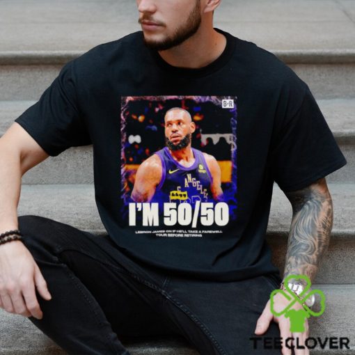 Lebron James I’m 50 50 poster hoodie, sweater, longsleeve, shirt v-neck, t-shirt