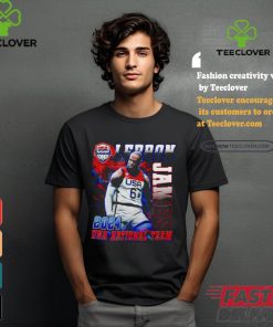 Lebron James No.6 2024 Paris Olympics USA National Team shirt 1 Lebron James No.6 2024 Paris Olympics USA National Team shirt