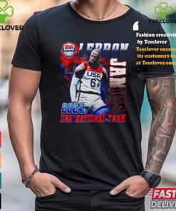 Lebron James No.6 2024 Paris Olympics USA National Team shirt 2 Lebron James No.6 2024 Paris Olympics USA National Team shirt