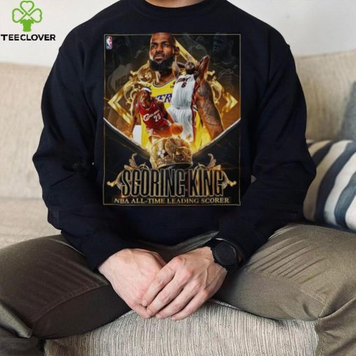 Lebron James Scoring King NBA All Time Leading Scorer Shirt