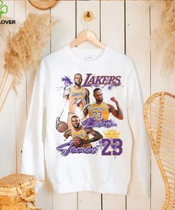 Lebron James T shirt, 23 Lakers Shirt, Los Angeles Lakers Shirt, NBA Team Lakers T Shirt