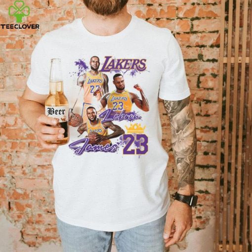 Lebron James T hoodie, sweater, longsleeve, shirt v-neck, t-shirt, 23 Lakers Shirt, Los Angeles Lakers Shirt, NBA Team Lakers T Shirt