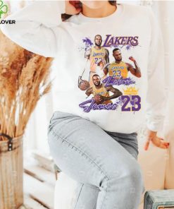 Lebron James T hoodie, sweater, longsleeve, shirt v-neck, t-shirt, 23 Lakers Shirt, Los Angeles Lakers Shirt, NBA Team Lakers T Shirt