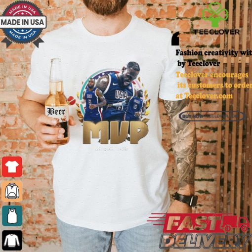 Lebron James USA Men’s Basketball MVP Of The Olympics Paris 2024 T shirts