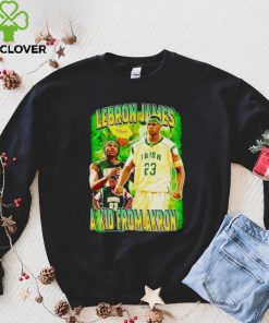 Lebron James a kid from Akron vintage shirt