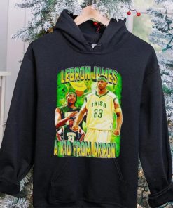 Lebron James a kid from Akron vintage shirt