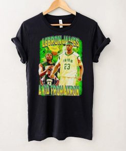 Lebron James a kid from Akron vintage shirt