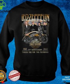 Led Zeppelin 54th Anniversary Thank You For The Memories Signatures Shirt