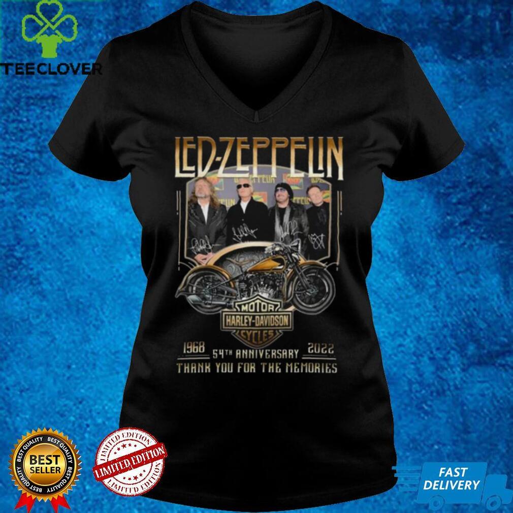 Led Zeppelin 54th Anniversary Thank You For The Memories Signatures Shirt Led Zeppelin 54th Anniversary Thank You For The Memories Signatures Shirt