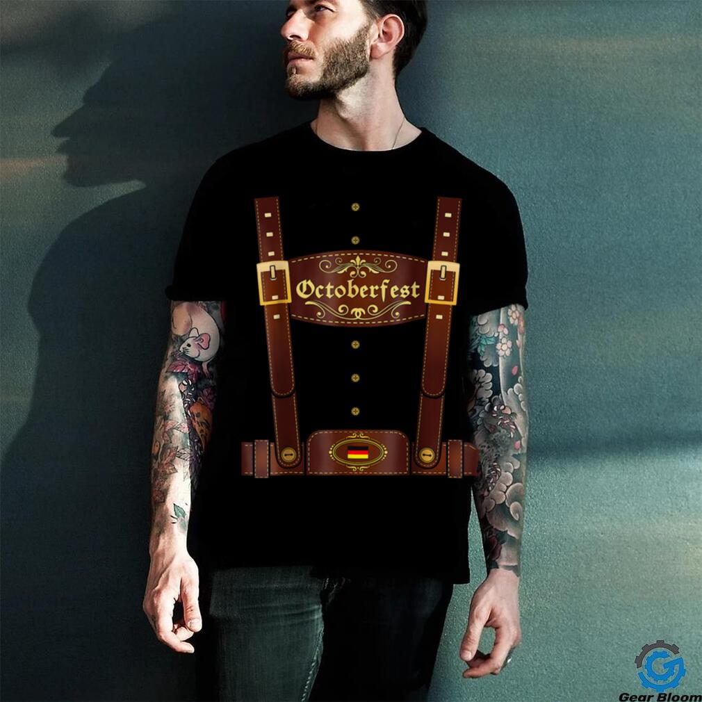 Lederhosen Suspenders Tee Oktoberfest Bavarian Munich Beer T Shirt Lederhosen Suspenders Tee Oktoberfest Bavarian Munich Beer T Shirt