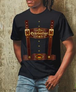 Lederhosen Suspenders Tee Oktoberfest Bavarian Munich Beer T Shirt