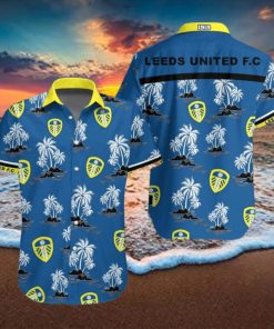 Leeds United Fc Tropical Flower Trending Hawaiian Shirt