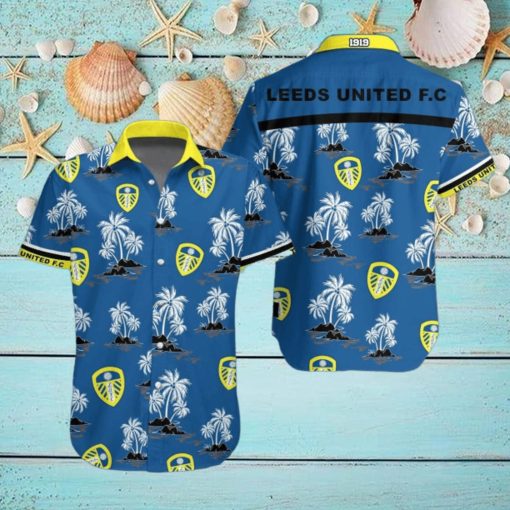 Leeds United Fc Tropical Flower Trending Hawaiian Shirt